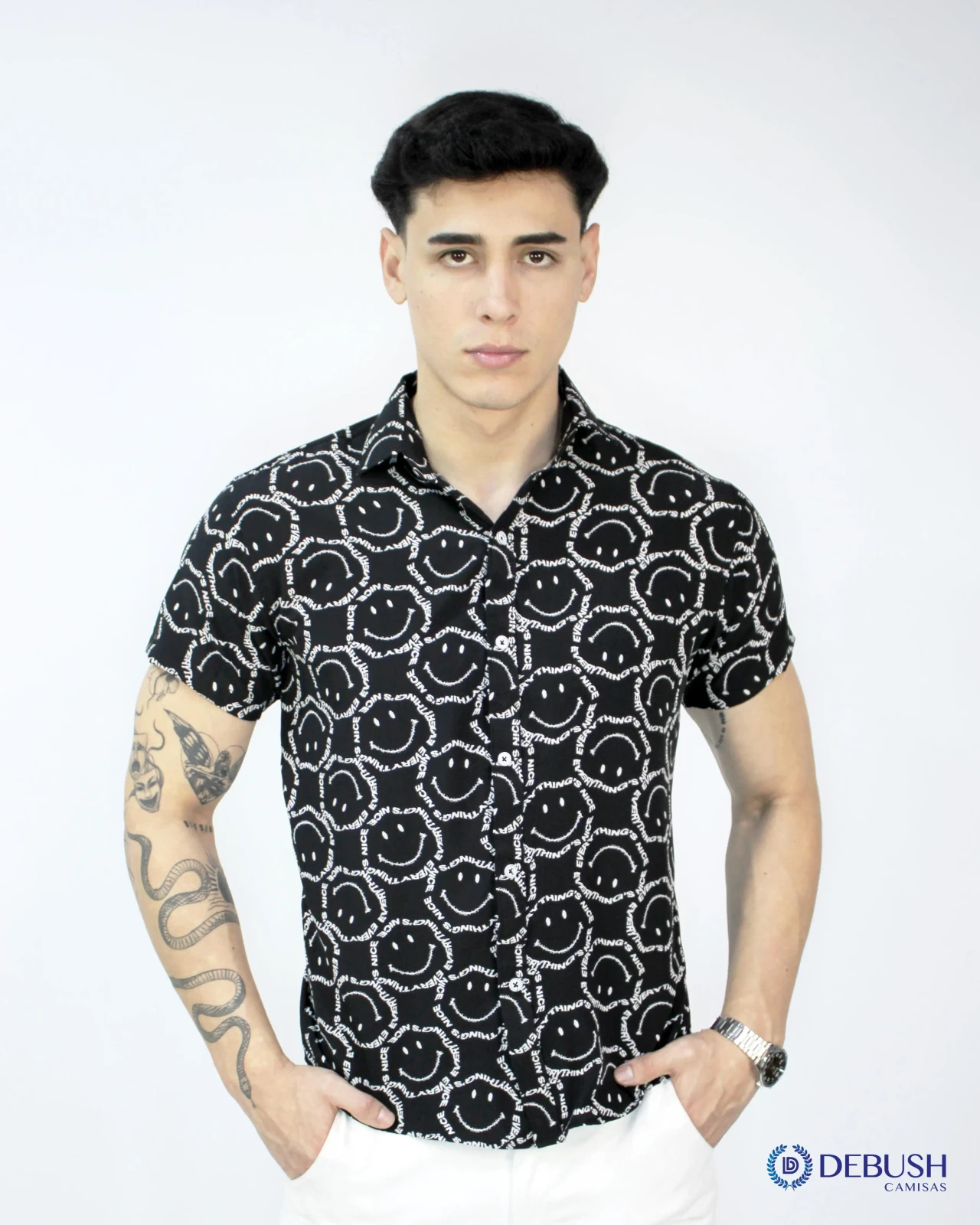 Camisa en seda francesa 