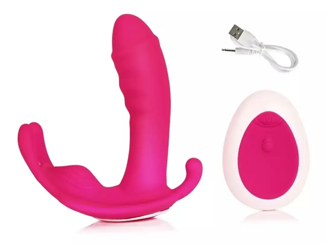 Vibrador mariposa punto g (ROSA)