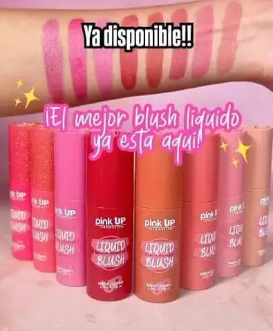 Rubor liquido pink up 