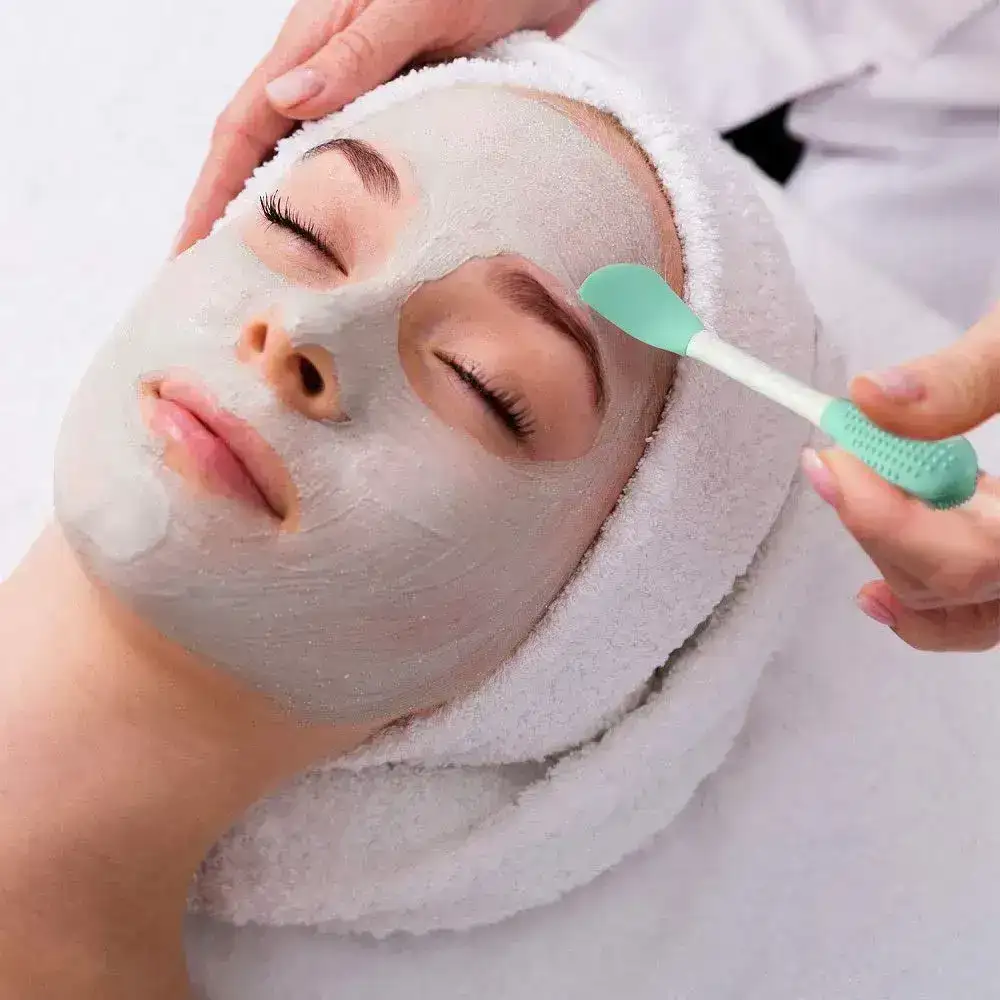 Brocha Doble Silicona para Aplicar Mascarilla 2