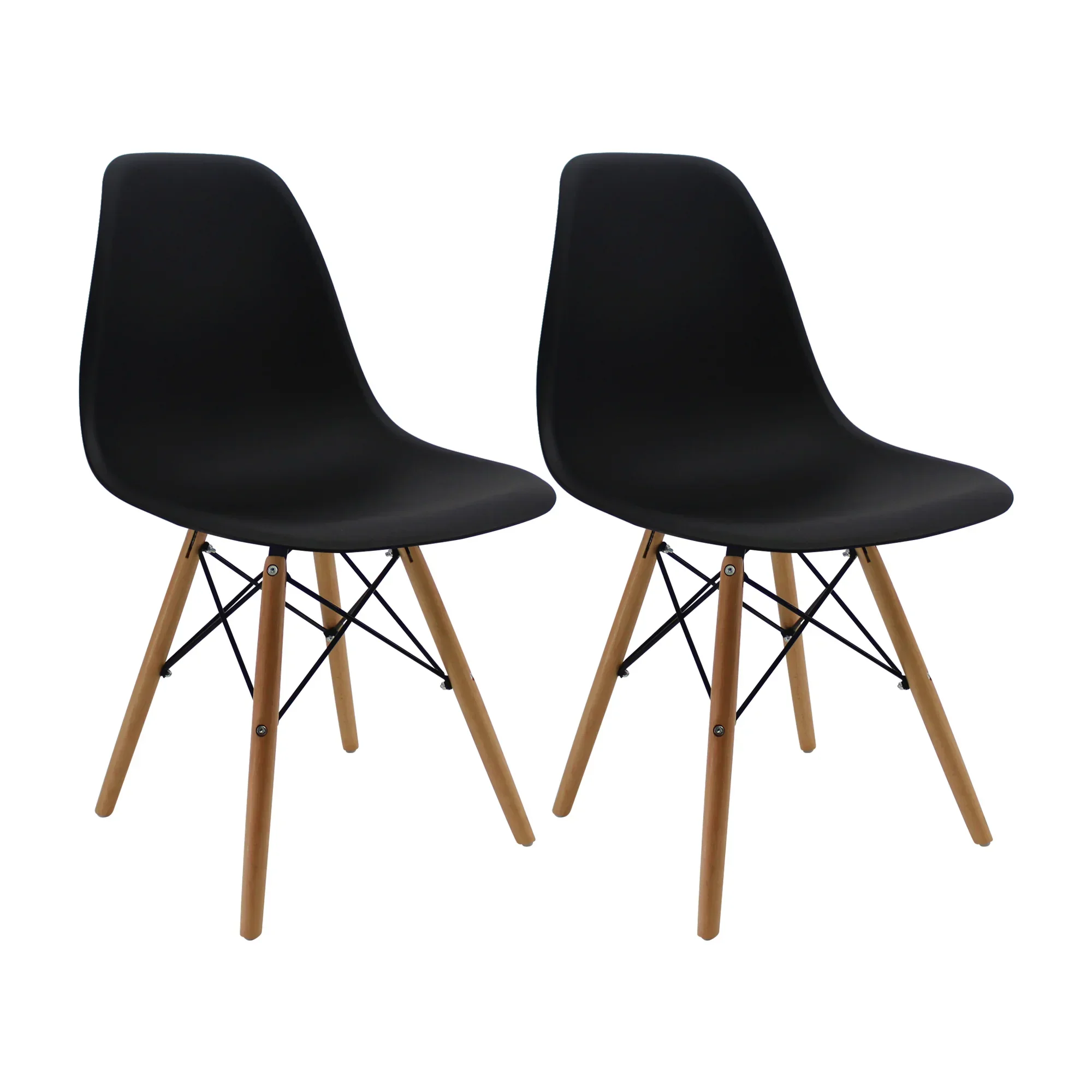 Sillas Eames Set x 2 unidades Negras