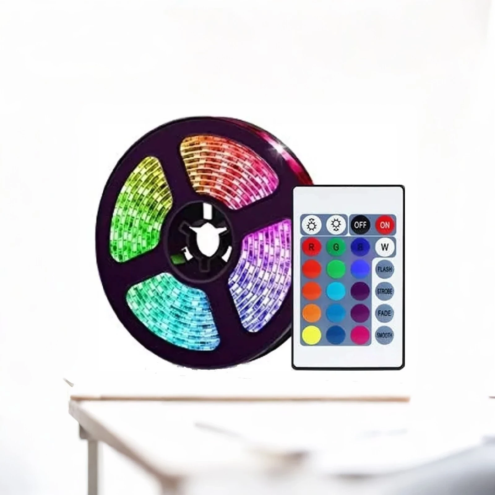 Tira Luces Led 5 mts Electrica Control Remoto
