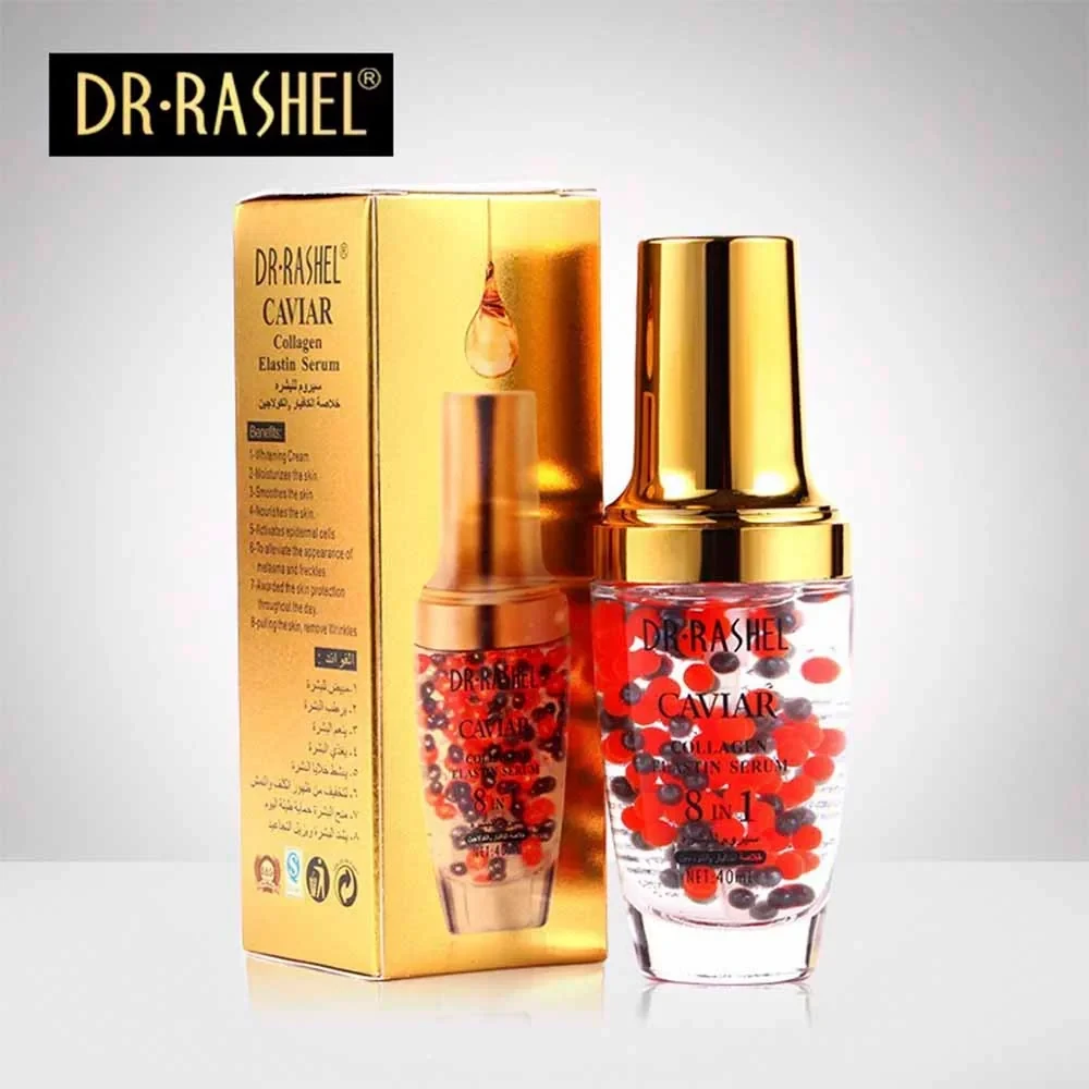 Dr Rashel Caviar Colágeno Elastina 8 en 1 + Limpiador Facial Antienvejecimiento Vitamina A Retinol  2