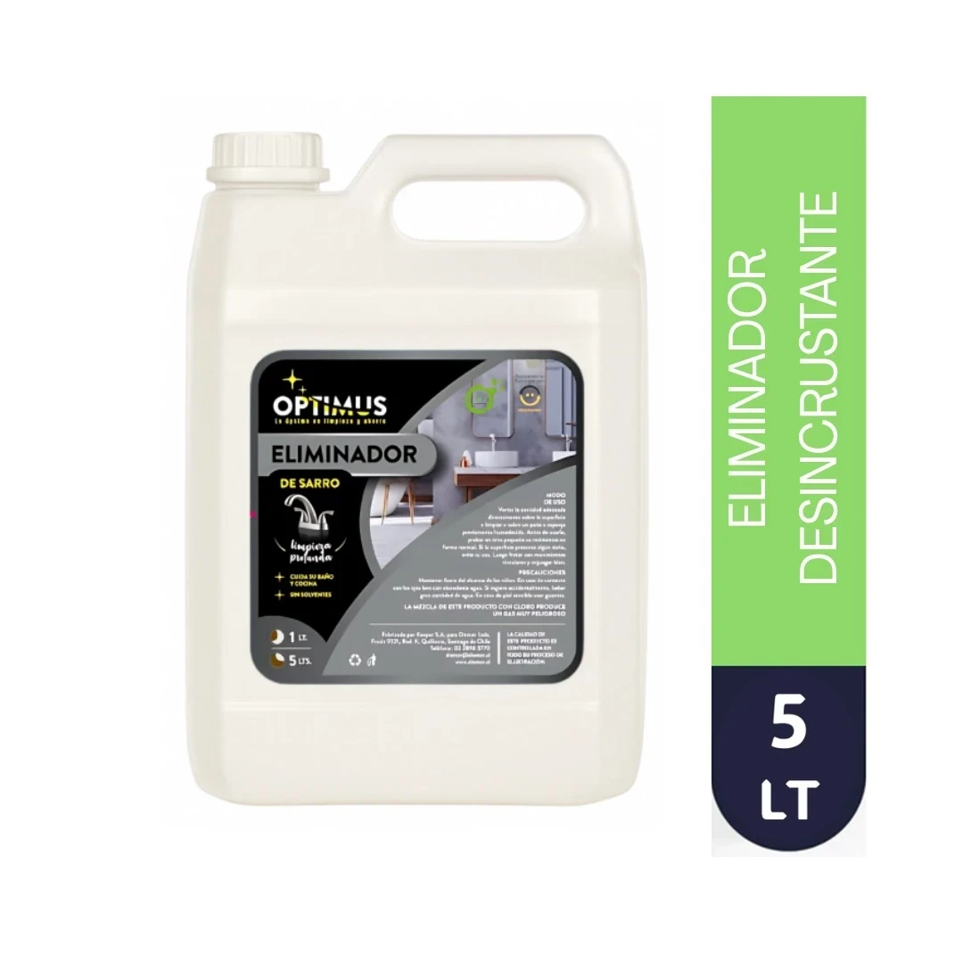 ELIMINADOR DESINCRUSTANTE DE SARRO 5 LT