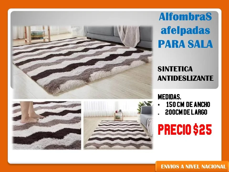 Alfombras afelpadas 