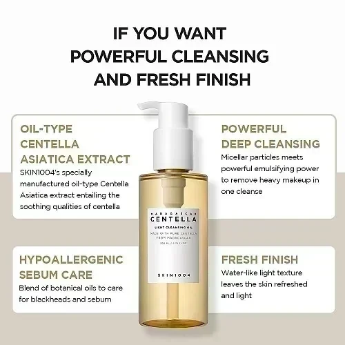 SKIN 1004 - Madagascar Centella Light Cleansing Oil [200ml] 3