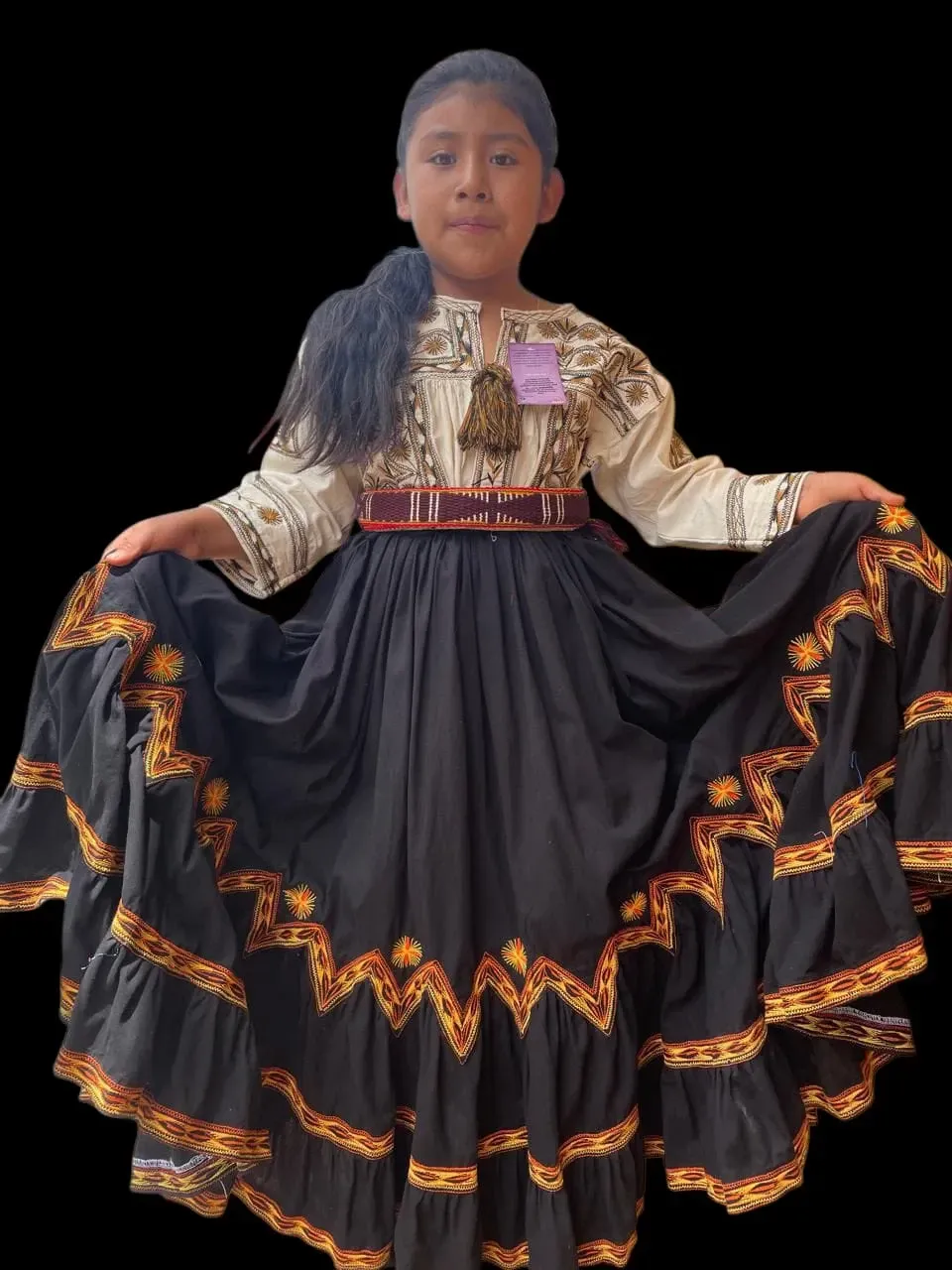 traje tipico para niñas de 10 a 12 años 