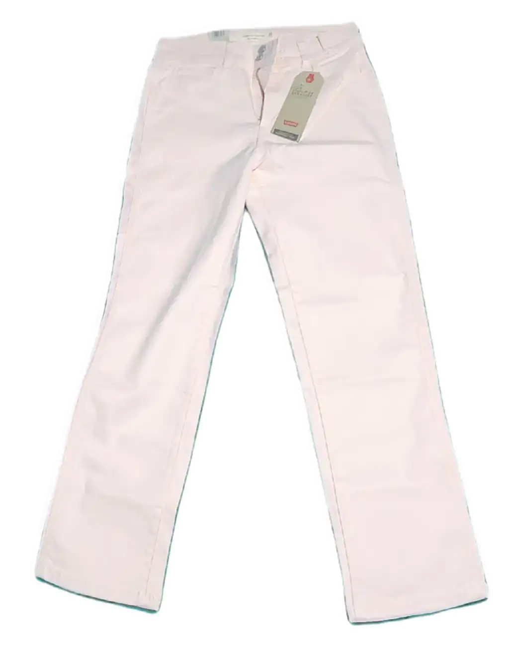 Jeans dama Modelo 724 high rise straight  rosa claro 3