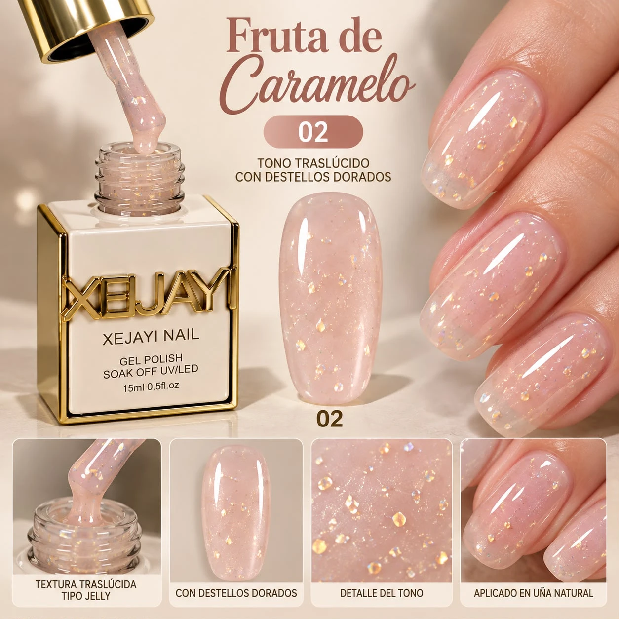 xeijayi esmalte semi traslucido fruta de caramelo 02.jfif