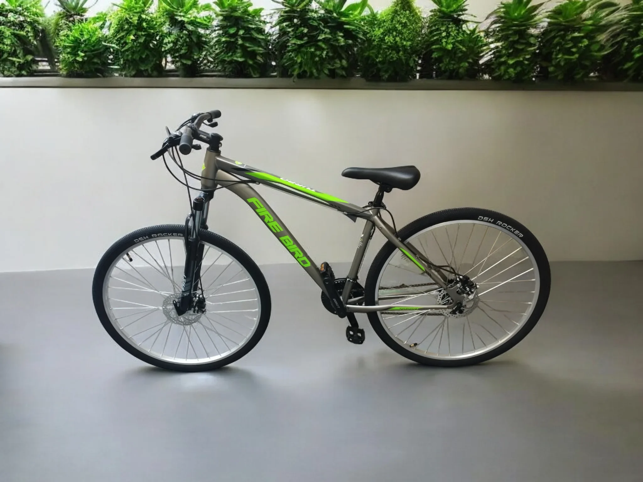 Bicicletas FIREBIRD Turbo Gris/Verde Fluor 21 Vel. Rod. 29 T. 18