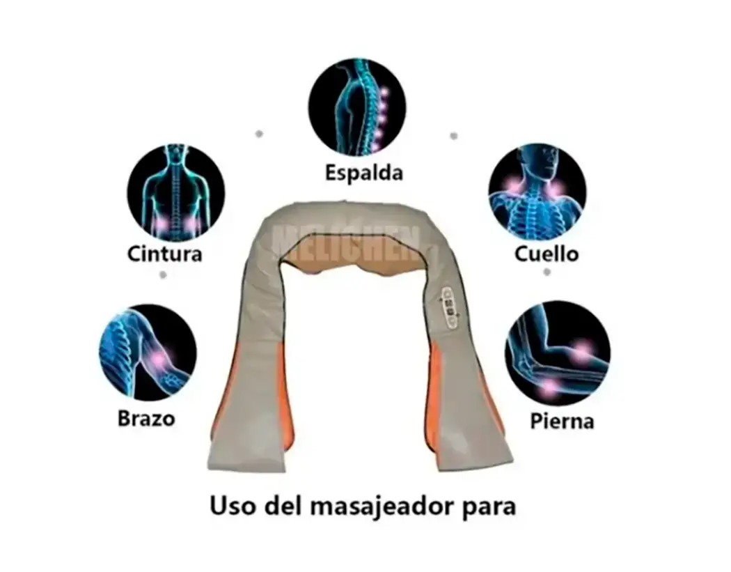 Masajeador profesional de cuello y espalda relájate con calor  4