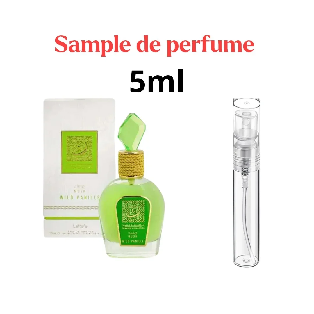 Sample 5ml Musk Wild Vanille Lattafa Perfume unisex 