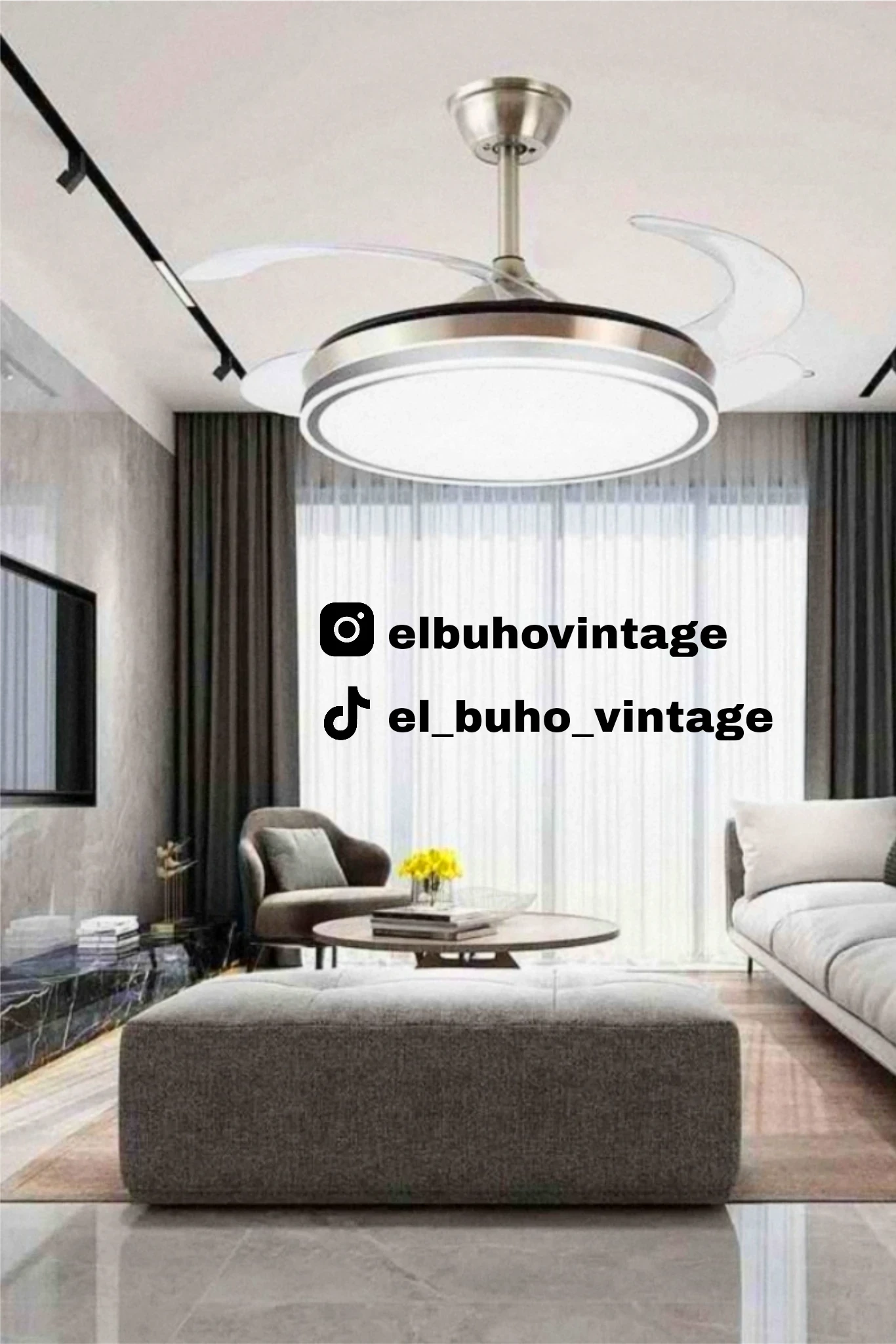 LÁMPARA LED  VENTILADOR  3