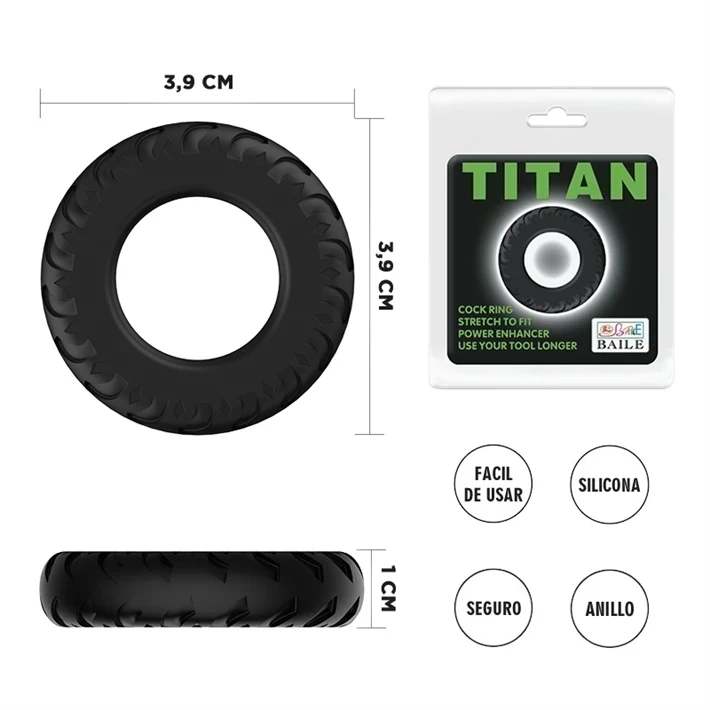 Anillo retrasador de eyaculacion titan