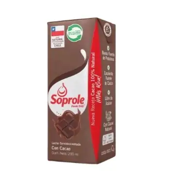 LECHE SABORIZADA CHOCOLATE SOPROLE