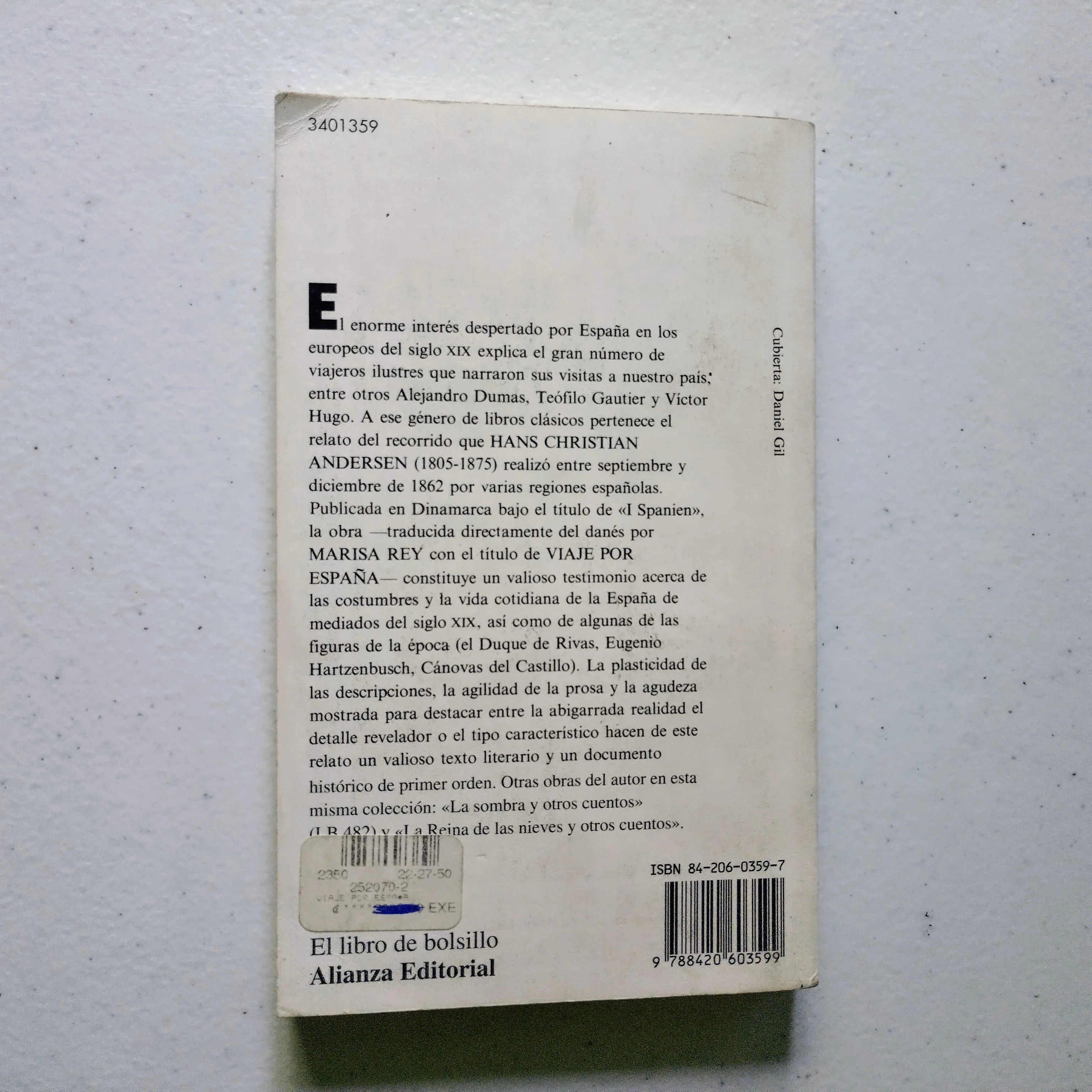 Viaje por España, Hans Christian Andersen, usado 2