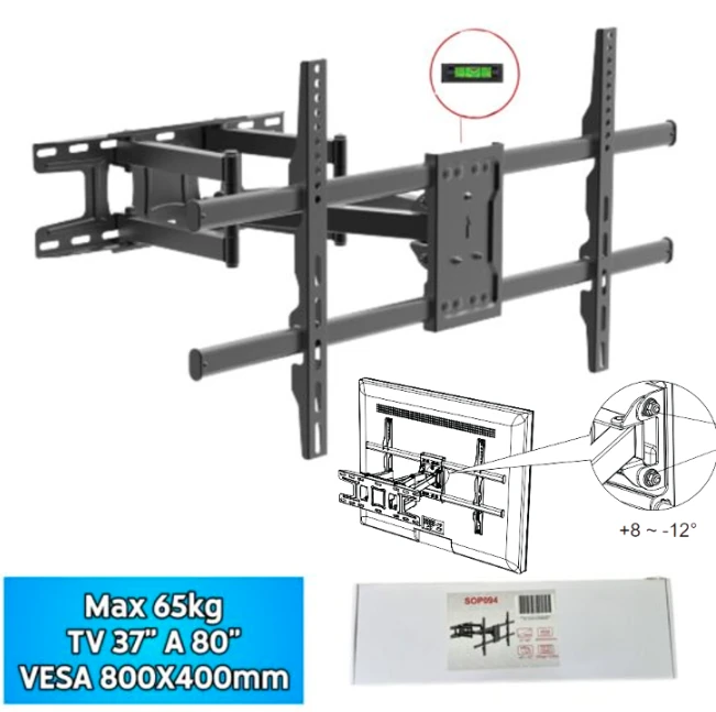Soporte TV Movil 37 a 80" Premium