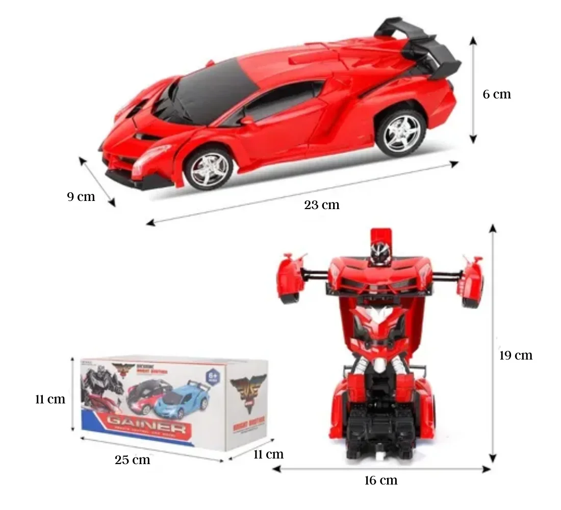 Carro Robot Tranformer Control Remoto  4