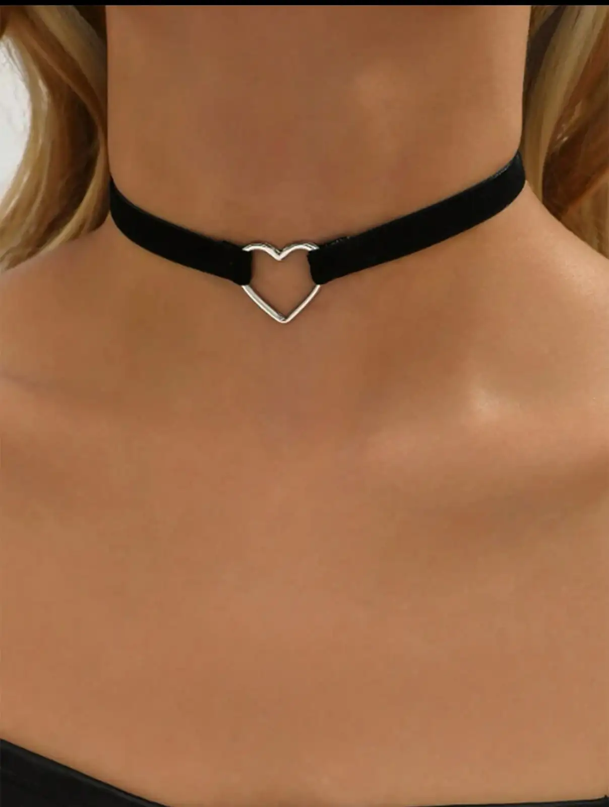 Gargantilla Choker terciopelo Negro