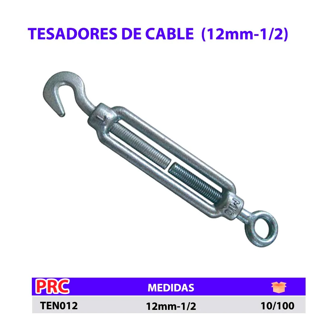 TESADORES (Tensores) DE CABLE M12-1/2