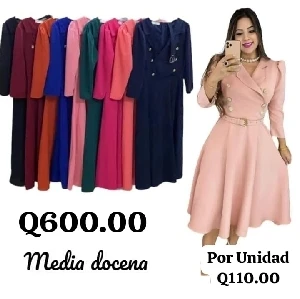 VESTIDO ELEGANTE DE DAMA