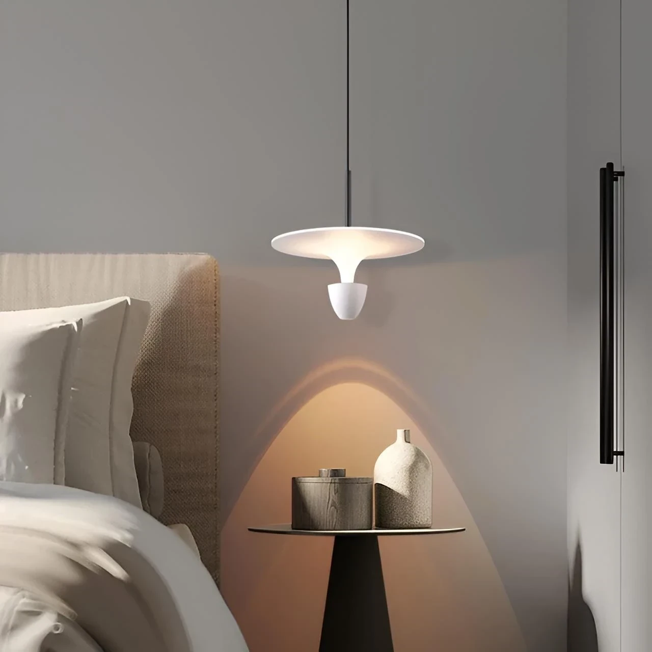LAMPARA COLGANTE LED 6W LUZ CALIDA/3K 2