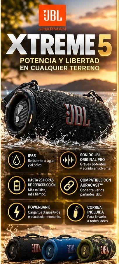 JBL XTREME 5 *CONSULTAR DISPONIBILIDAD CON EL VENDEDOR*