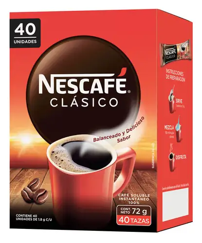 Nescafé Clasico 40 sobres 