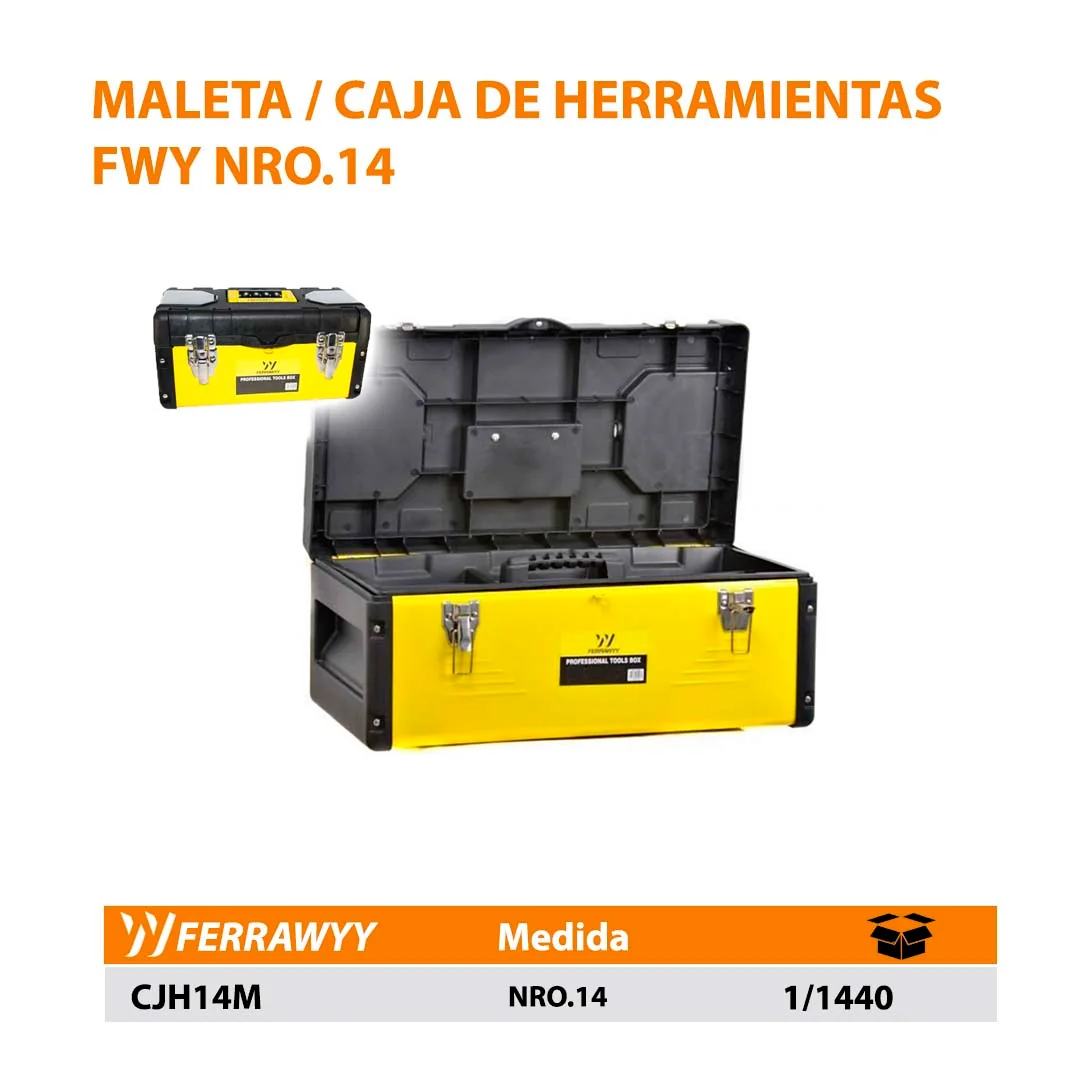 MALETA / CAJA DE HERRAMIENTAS FWY NRO.14