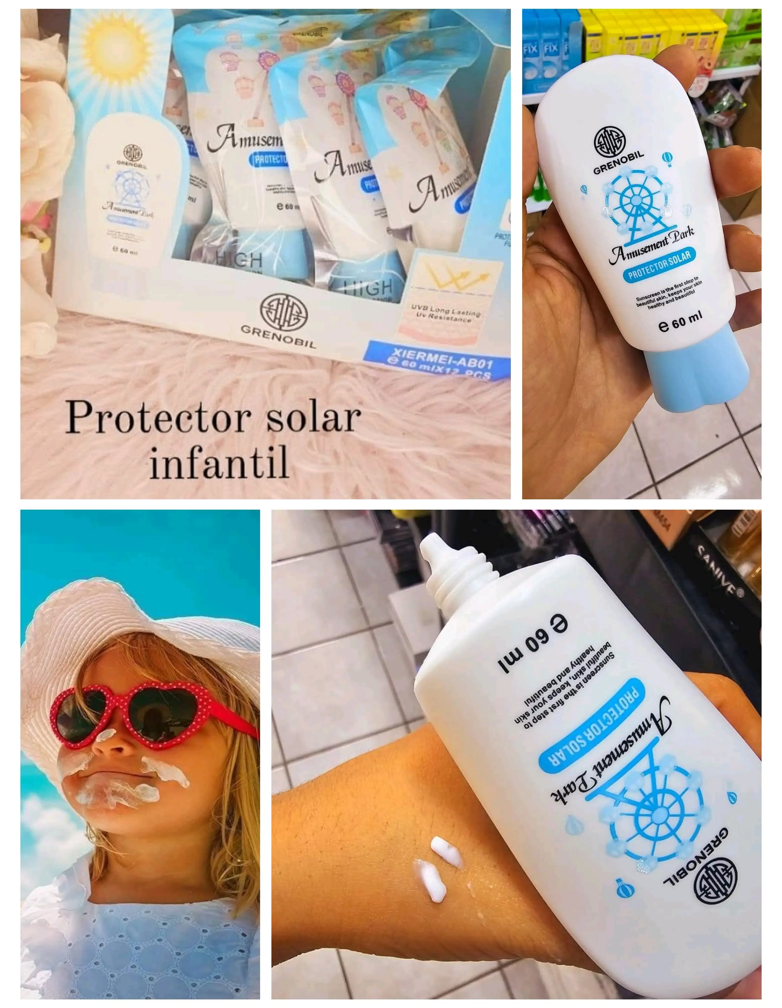 Protector solar infantil 