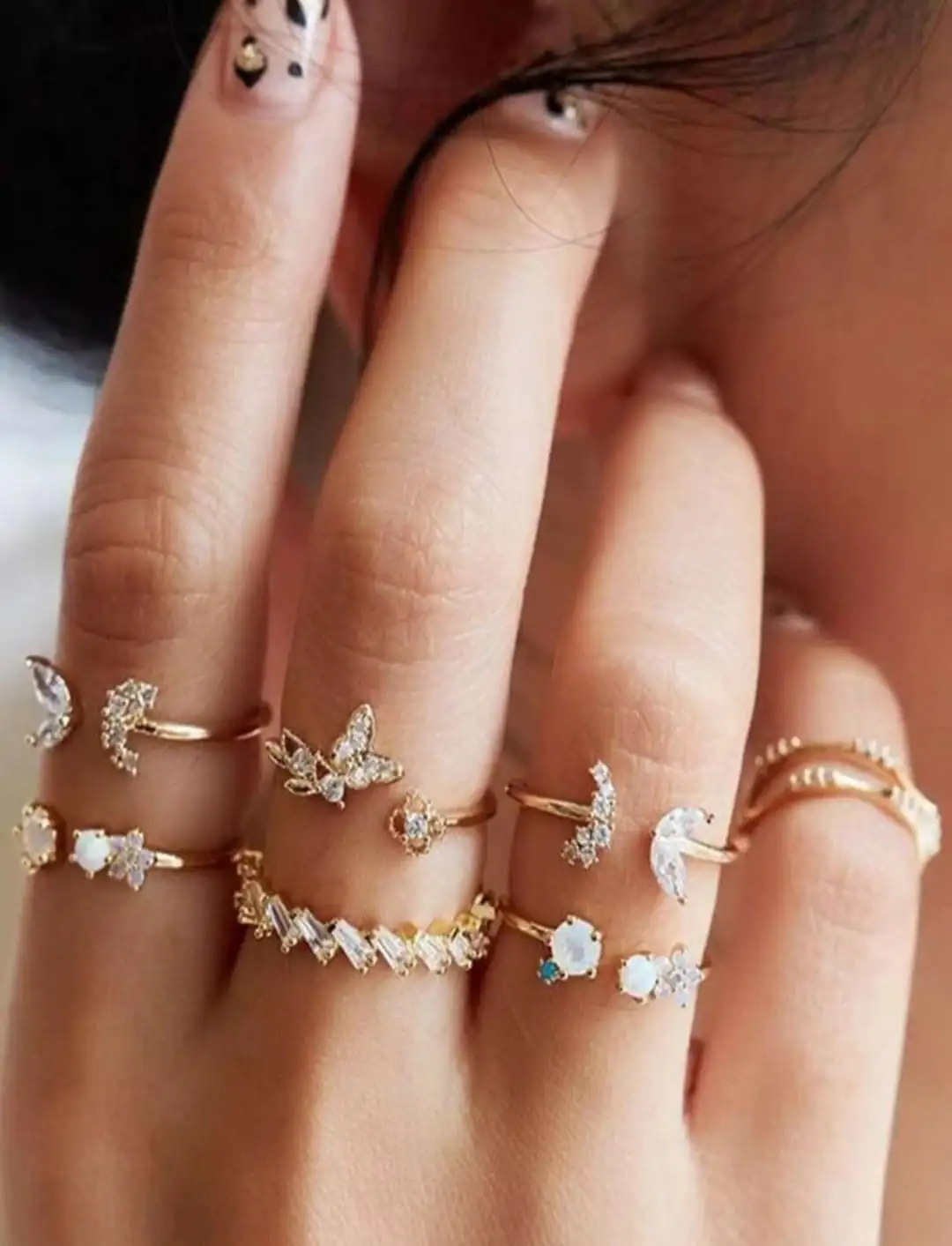 Set de anillos Aurora
