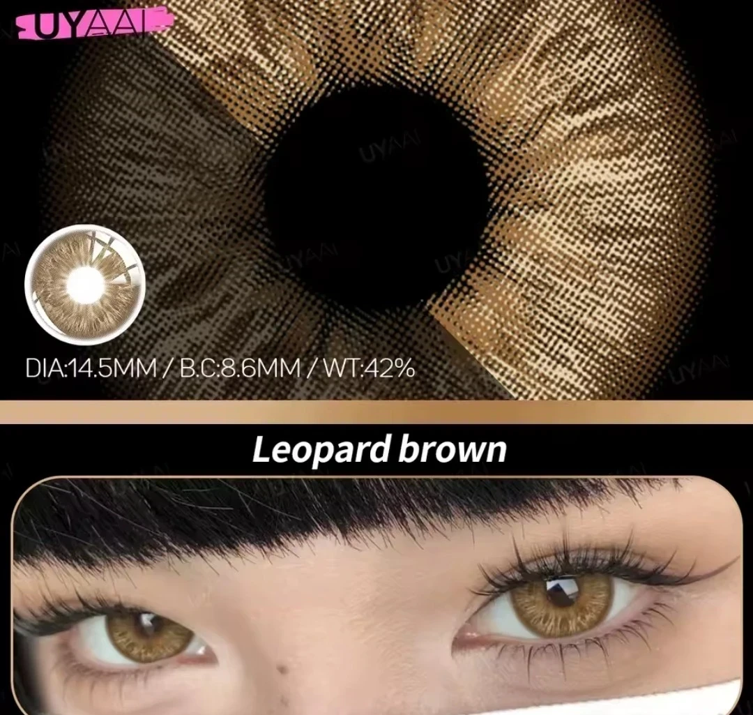 Lentes de contacto - Referencia: LEOPARD BROWN 
