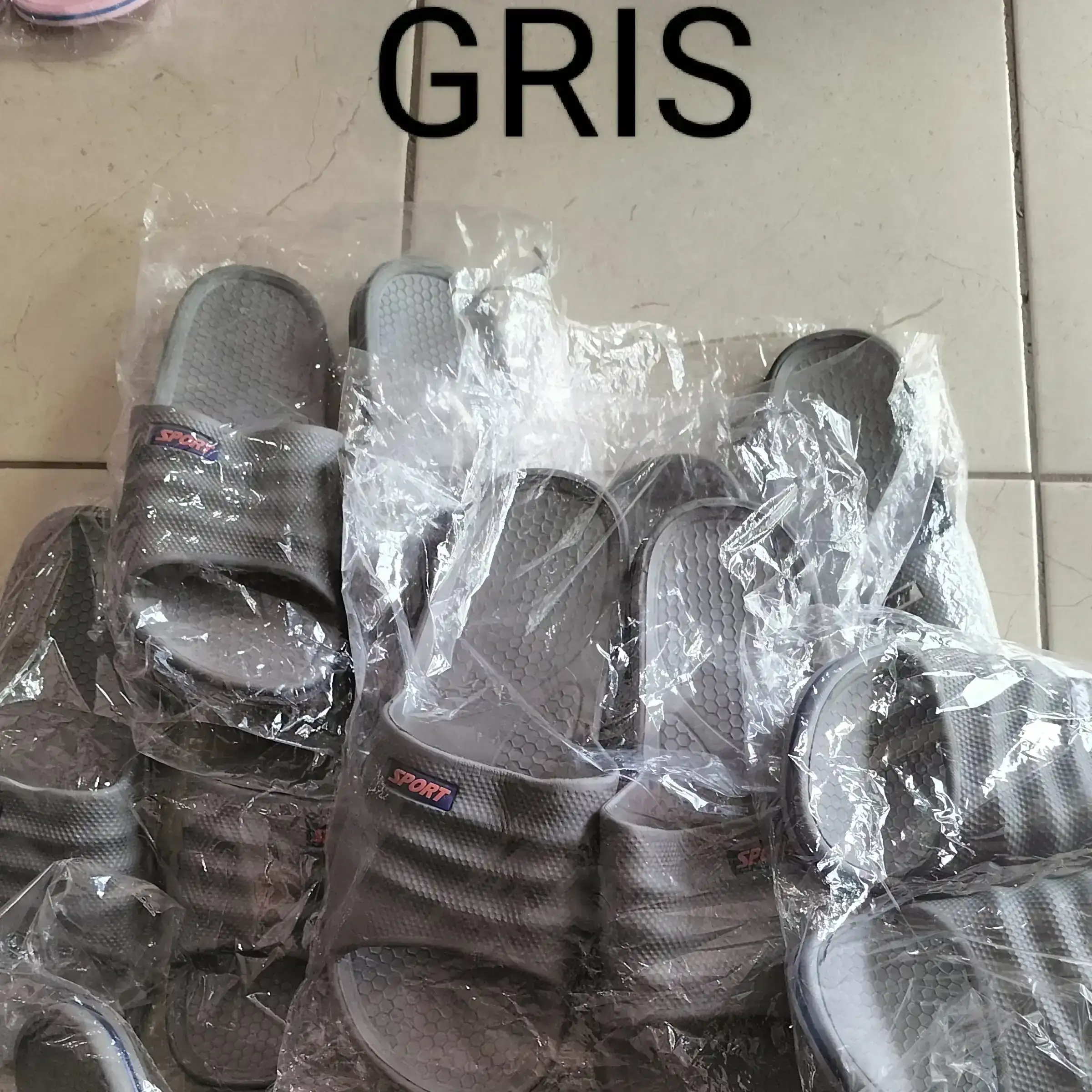 Sandalia sport p/adulto gris