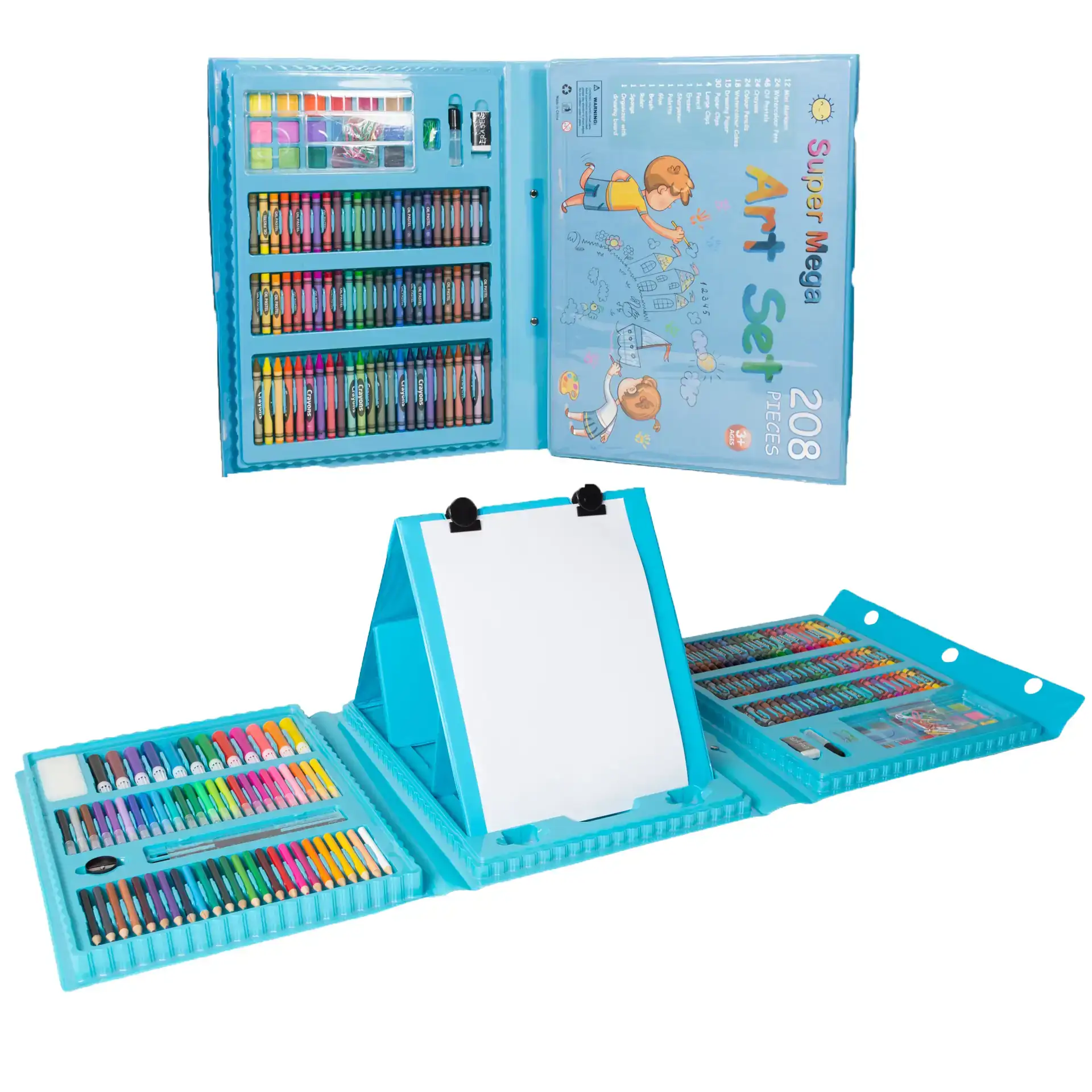 SET MALETA DE ARTE 208 PIEZAS  2