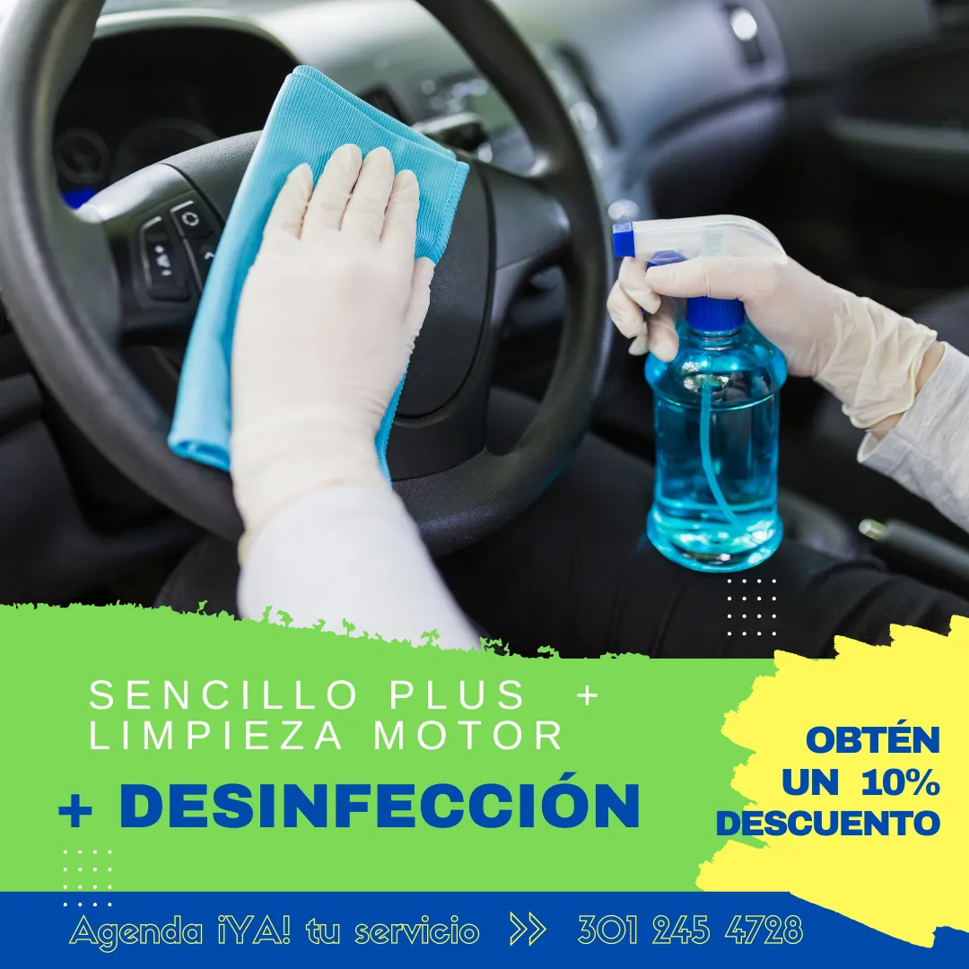 Servicio Plus + Desinfección
