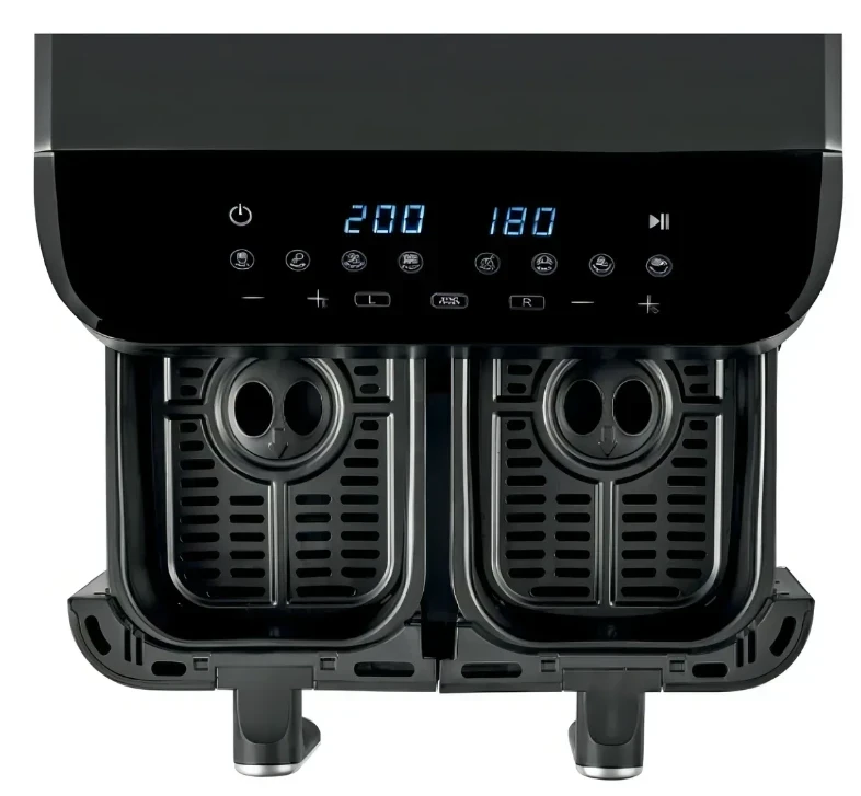 FREIDORA DE AIRE DOBLE WINCO NEGRO 3