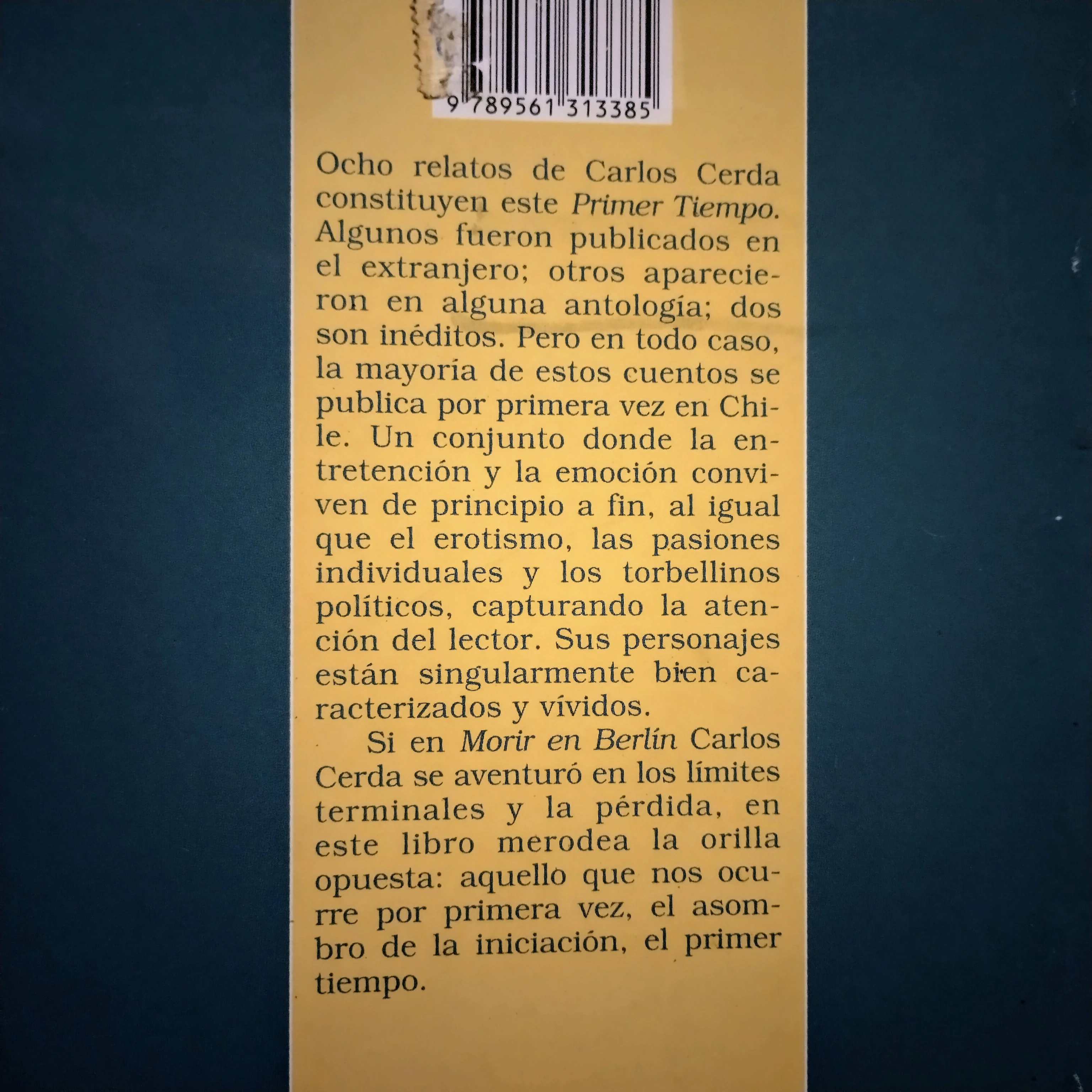 Primer tiempo, Carlos Cerda, usado 2