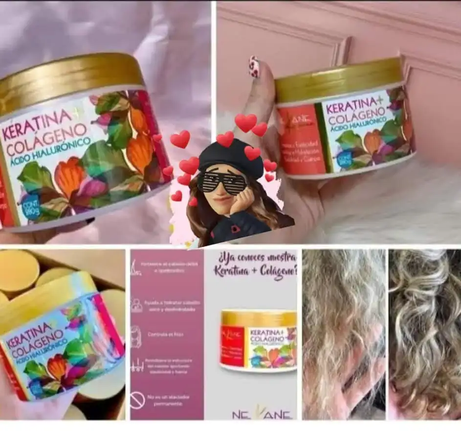 Crema keratina + colageno NEKANE