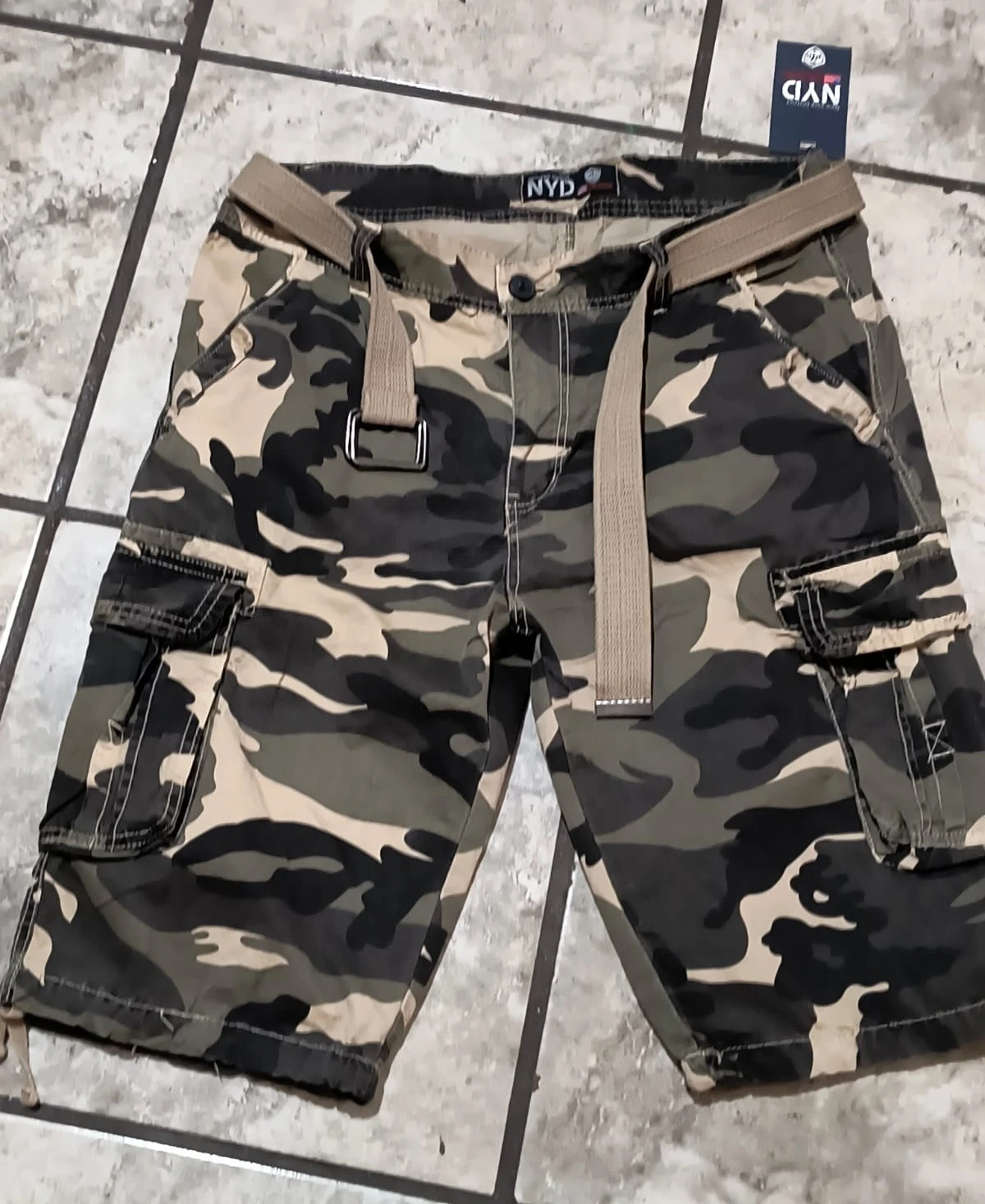 Bermuda cargo camuflaje #34,#38 2