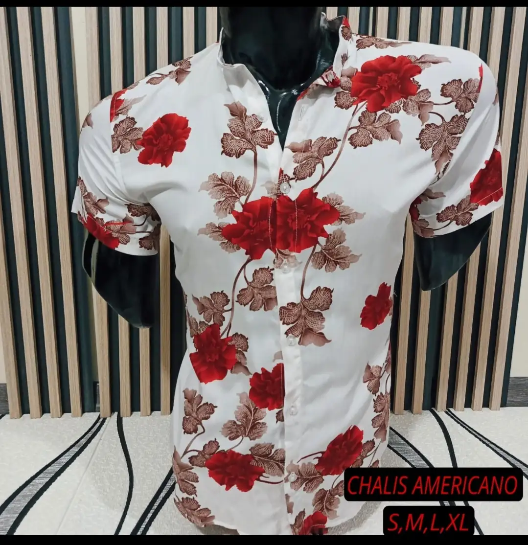 Camisa en chalis americano 