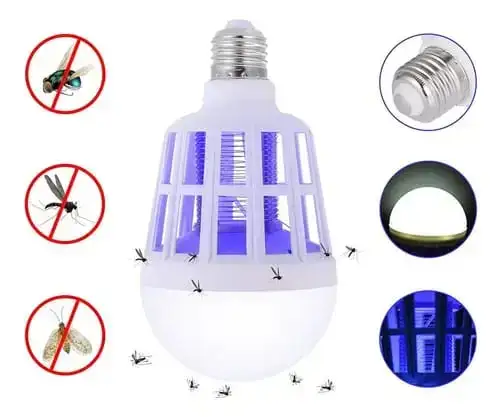 Bombillo led mata zancudos insectos 3