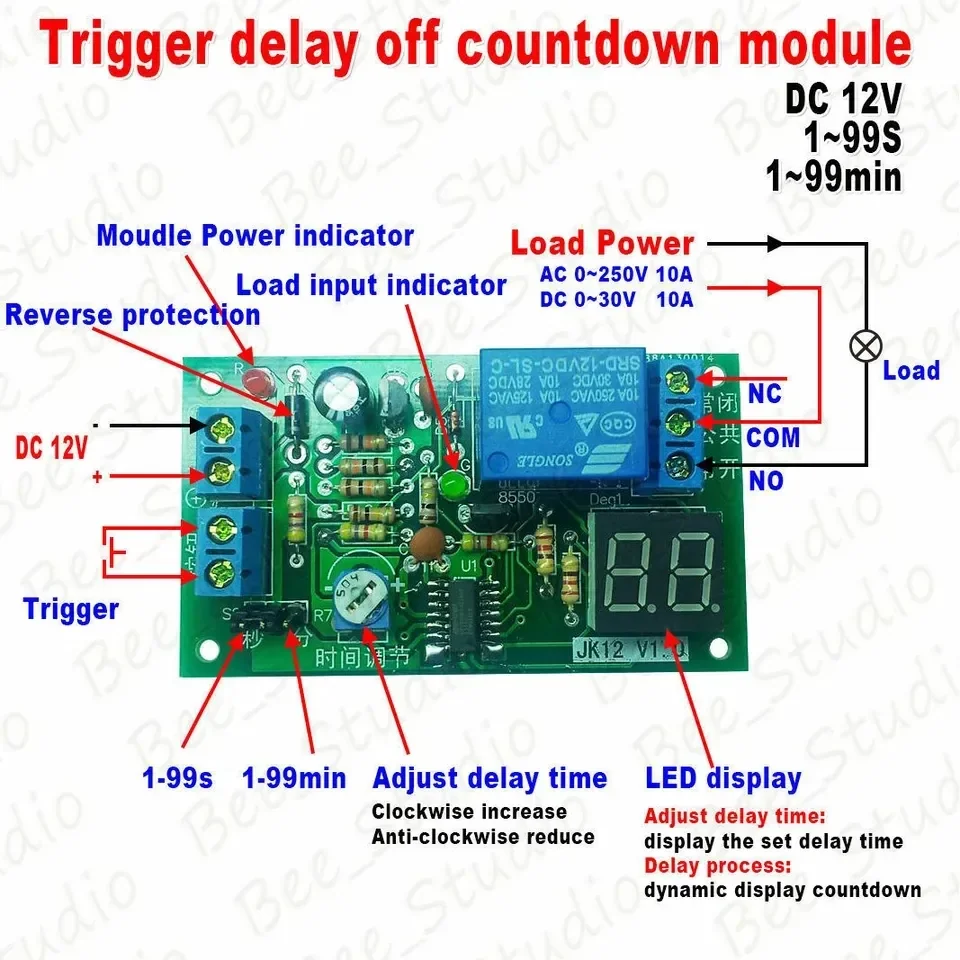 Turbo Timer Circuito muchas aplicaciones  2