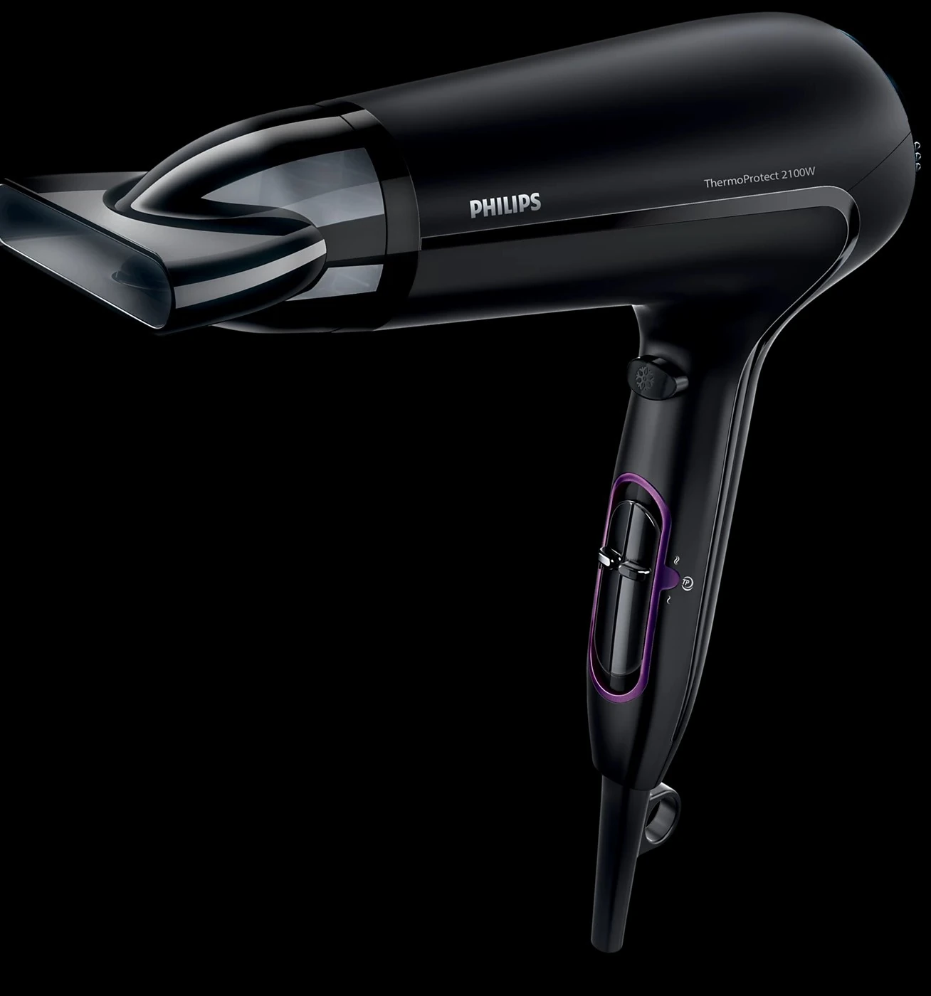 Secador de pelo PhilipsThermoProtect negro 220V