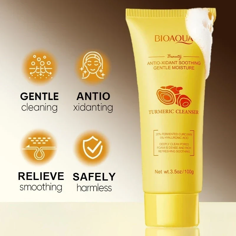 💛 BIOAQUA – CÚRCUMA Cleanser (100 g) 💛 5