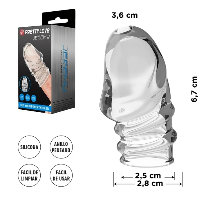 Funda para pene abierta de material TPR