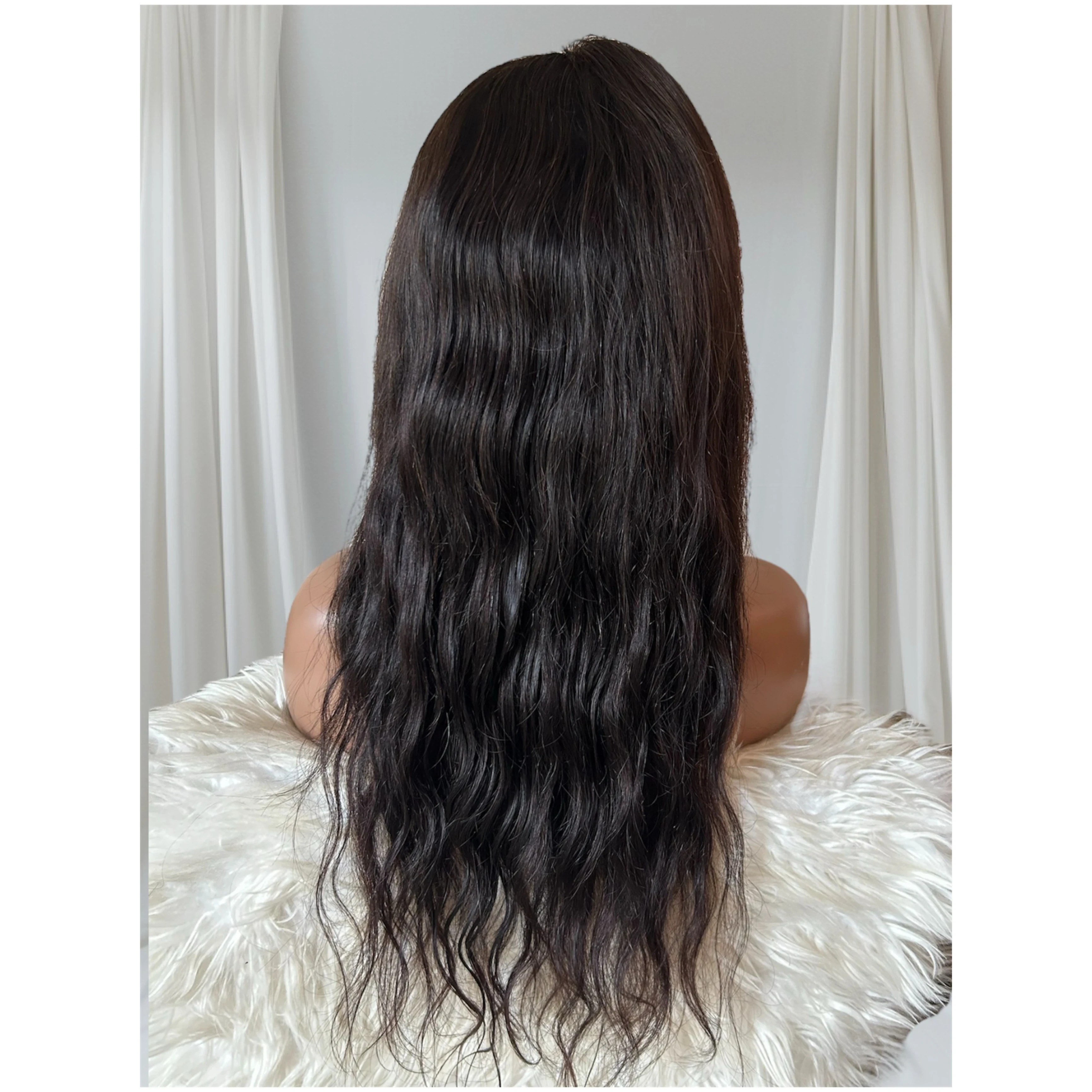 Peluca ondulafa brazilia de 22”  3