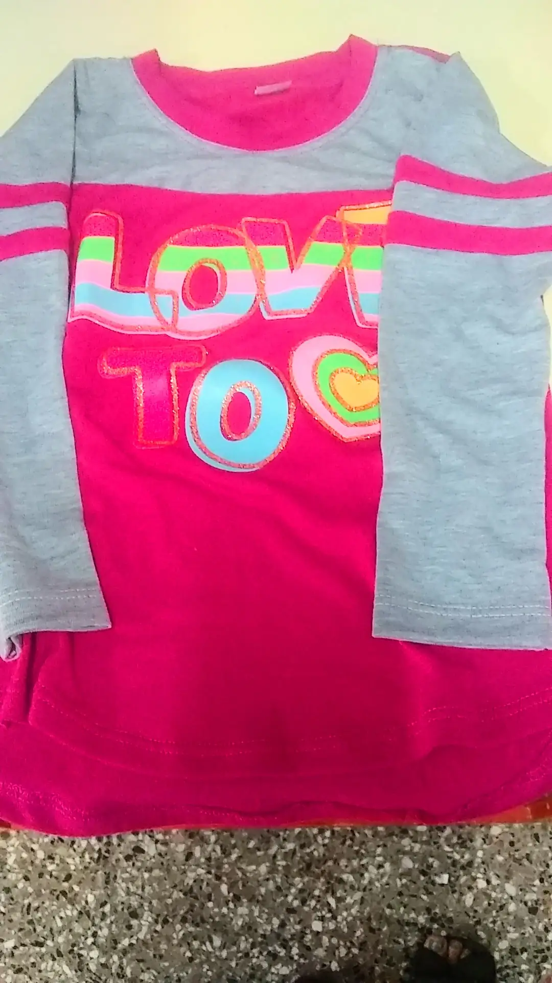 Remera nena del 2 al 14 surtidas 