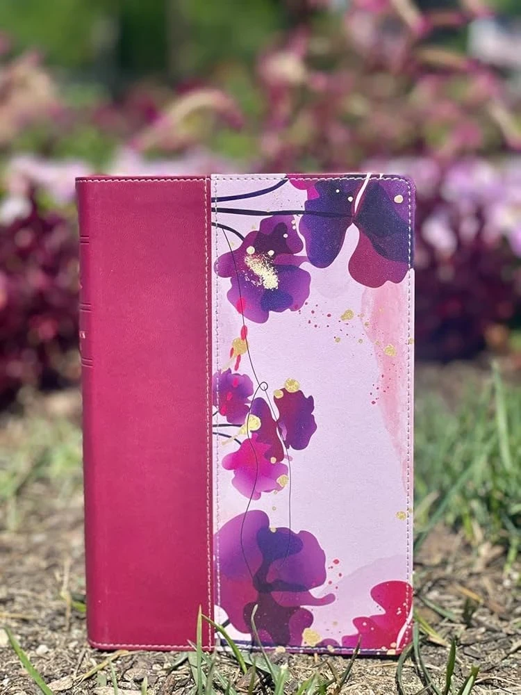 Biblia NTV edicion personal jardin morado letra grande indice