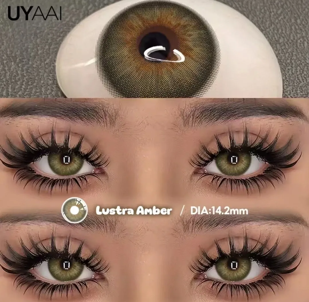 Lentes de contacto - Referencia: LUSTRA AMBER - PUPILA REDUCIDA  7
