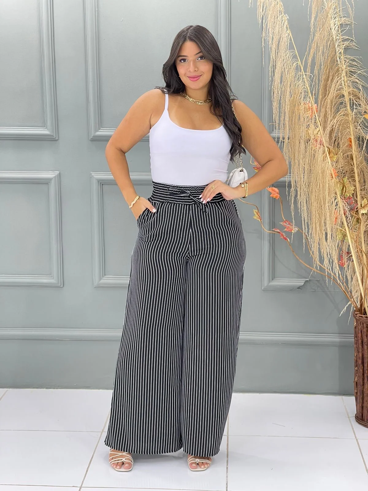 CALÇA PATALONA LISTRADA 5
